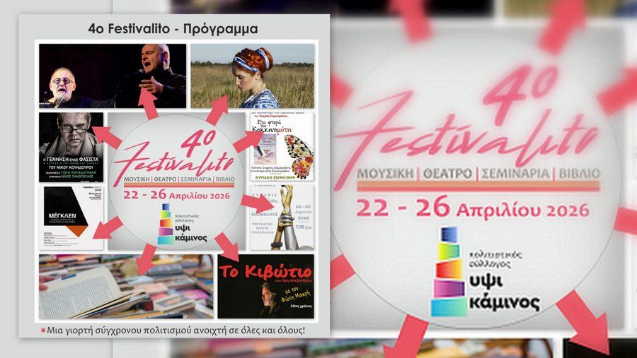 Ξεκίνησε η προπώληση εισιτηρίων για το 4ο FESTIVALITO της ΥΨΙΚΑΜΙΝΟΥ στην Πτολεμαΐδα!